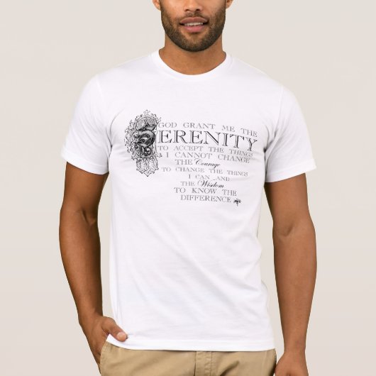 Serenity Prayer T-shirt (Voorkant)
