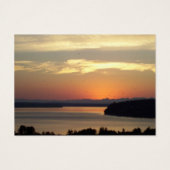 Serenity Prière Carte de profil Coucher de soleil (Dos)