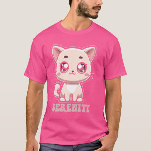 Serenity Schattige Kitty Cat Design voor Meisjes N T-shirt