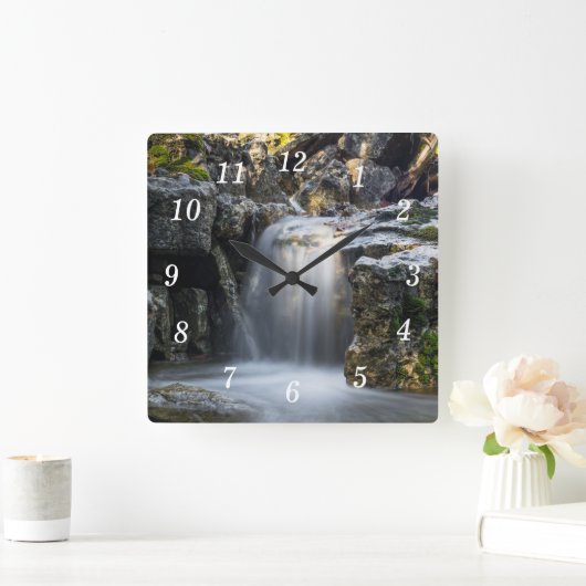 Serenity Spa Herfsten Wandklok Vierkante Klok (Huis)