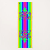 Serenity Stability Sterkte Rainbow-intenties Yogamat (Voorkant)