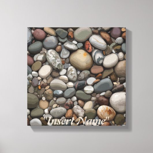 Serenity Stones Canvas Afdruk (Voorkant)
