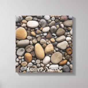 Serenity Stones Canvas Afdruk