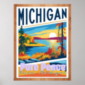 Serenity wacht: ontdek het rustige meer van Michig Poster (Voorkant)