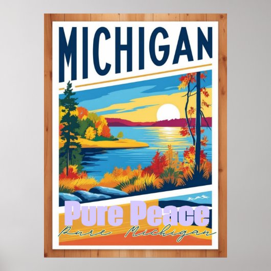 Serenity wacht: ontdek het rustige meer van Michig Poster (Voorkant)