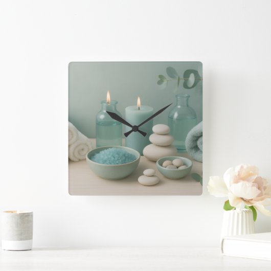 Serenity Wall Clock Vierkante Klok (Huis)