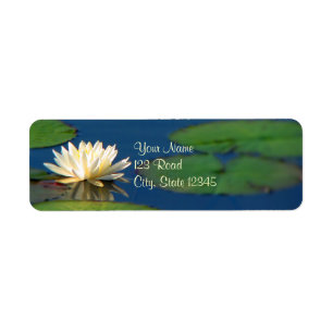 Serenity Water Lily Etiket