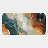 Serenity Waves Case-Mate iPhone Case (Achterkant (horizontaal))
