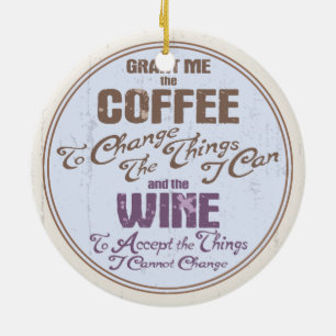 Serenity Wine III Keramisch Ornament