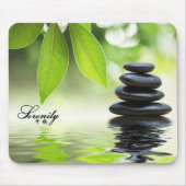 "Serenity" Zen Rocks Mousepad Muismat (Voorkant)
