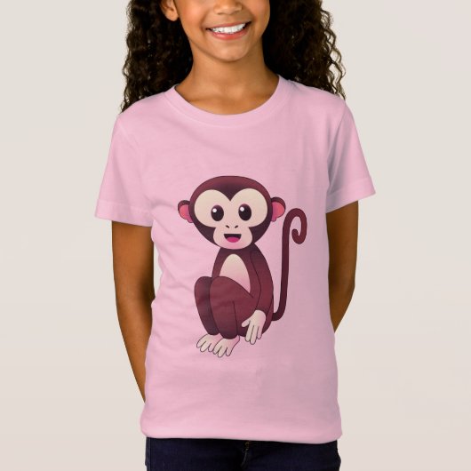Serenity Zitplaatsen: Relaxed Monkey Pose T-shirt (Voorkant)