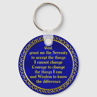 SerenityPrayer Gold Sleutelhanger