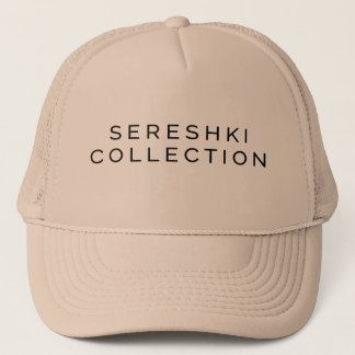 SERESHKI COLLECTIE Logo Beige Trucker Hat Pet