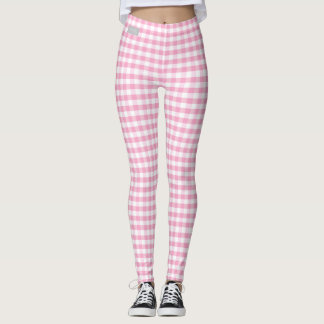 SERESHKI COLLECTIE Pink Gingham Leggings