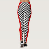 SERESHKI COLLECTIE Red Racer Checker Leggings (Achterkant)