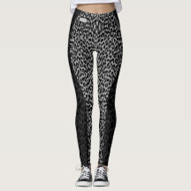 SERESHKI COLLECTIE Shadow Leopard Blk/Gr Leggings