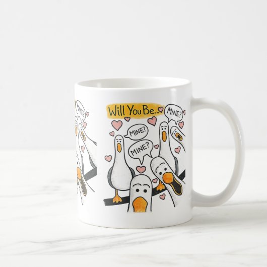Serez-vous à moi ? Mug de la Saint-Valentin (Droite)