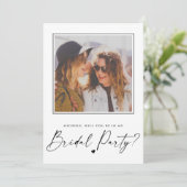 Serez-vous dans mon Carte photo de fête nuptiale (Debout devant)