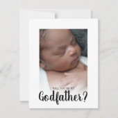 Serez-vous le parrain de mon enfant ? Carte plate (Devant)