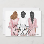 Serez-Vous Ma Auberge ? Carte Girls in Robes (Devant)