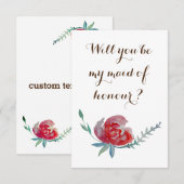 Serez-vous ma bonne carte d'honneur ? (Devant / Derrière)