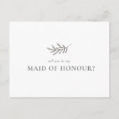 Serez-vous ma bonne d'honneur Carte postale Invita (Devant)