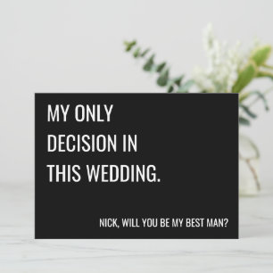 Serez-vous ma carte à plat de la proposition de to