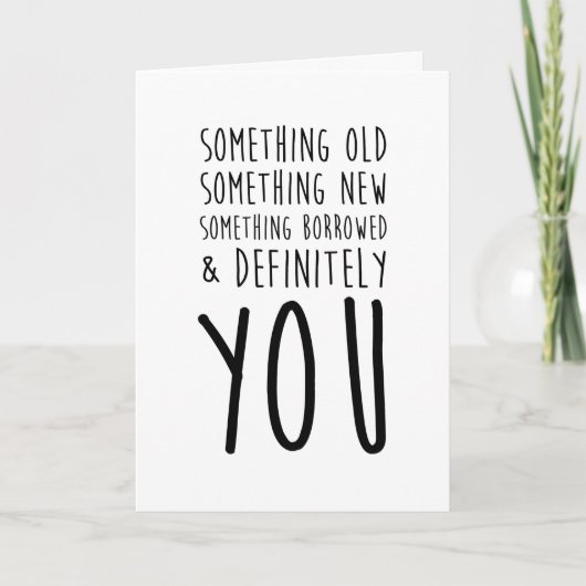 serez-vous ma carte de demoiselle d'honneur ? (Devant)