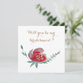 Serez-vous ma carte de demoiselle d'honneur ? (Debout devant)