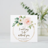 Serez-vous ma carte de demoiselle d'honneur boho r (Debout devant)