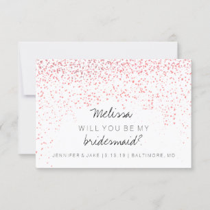 Serez-Vous Ma Carte De Femme D'État - Confetti Fab