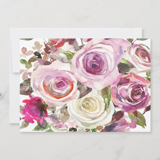 Serez-vous ma carte de fleurs personnalisées (Dos)