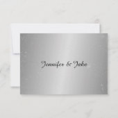 Serez-Vous Ma Carte De Porte-Mère - Argent Classiq (Dos)