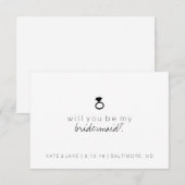 Serez-Vous Ma Carte De Porte-Mousses ? (Devant / Derrière)