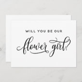 Serez-Vous Ma Carte De Proposition De Fleur ? (Devant / Derrière)