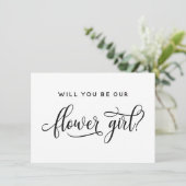 Serez-Vous Ma Carte De Proposition De Fleur ? (Debout devant)