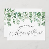 Serez-vous ma carte de proposition de M. Matron d' (Devant / Derrière)