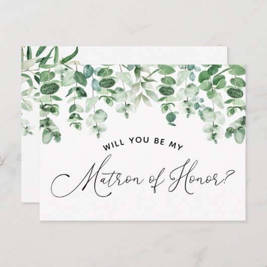 Serez-vous ma carte de proposition de M. Matron d' (Devant / Derrière)