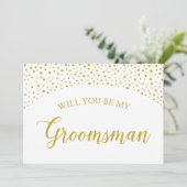 Serez-Vous Ma Carte De Proposition De Mariage Groo (Debout devant)