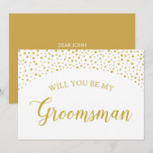 Serez-Vous Ma Carte De Proposition De Mariage Groo (Devant / Derrière)