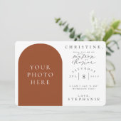 Serez-vous ma carte de proposition de photo de la (Debout devant)