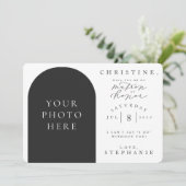 Serez-vous ma carte de proposition de photo de la  (Debout devant)