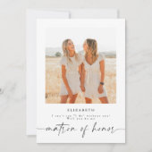 Serez-Vous Ma Carte De Proposition De Photo De Mat (Devant)