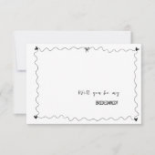 Serez-Vous Ma Carte De Proposition D'Épouse Dessin (Devant)