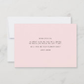 Serez-Vous Ma Carte De Proposition Flower Girl ? (Dos)