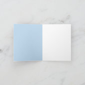 Serez-Vous Ma Carte D'Épouse (bleu clair) ? (Intérieur)
