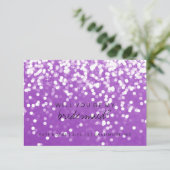 Serez-Vous Ma Carte D'Épouse - Parkling Purple (Debout devant)
