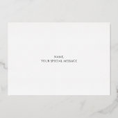 Serez-Vous Ma Carte D'Épouse - Rose Gold Foil (Verso)