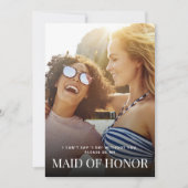 Serez-vous ma carte d'honneur avec photo (Devant)