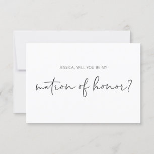 Serez-vous ma carte d'honneur de proposition